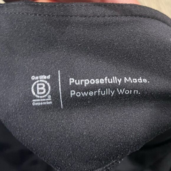 Athleta Womens Legging Pants High Rise Pull-On Drawstring Hem Black Size LT - Picture 6 of 9